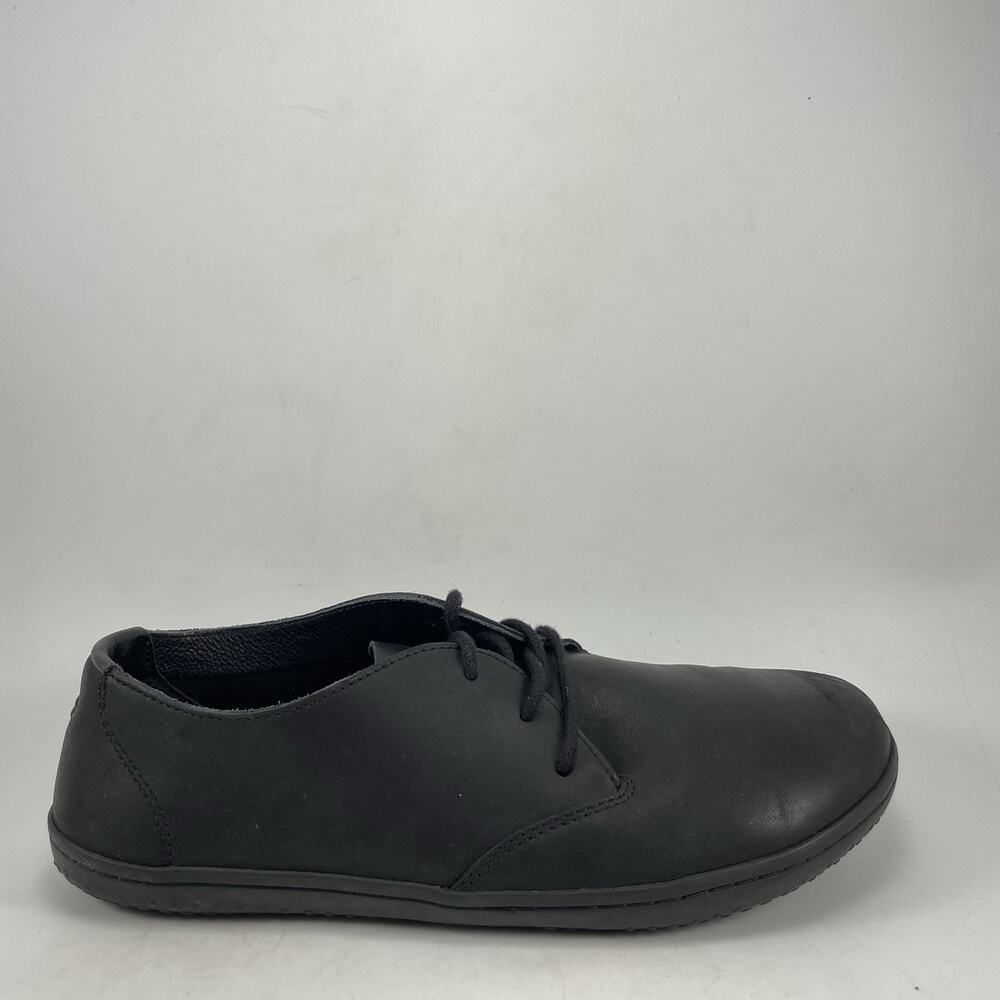 Vivobarefoot Ra III Oxford Mens EU 40, US 7 Black Leather Barefoot Minimalist